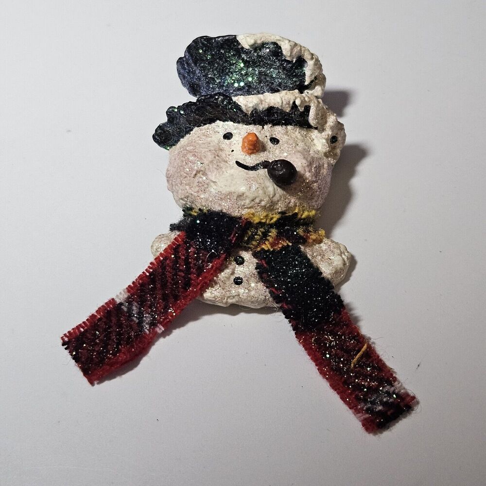 Enesco 1998 Snowsnickle Snowman Brooch